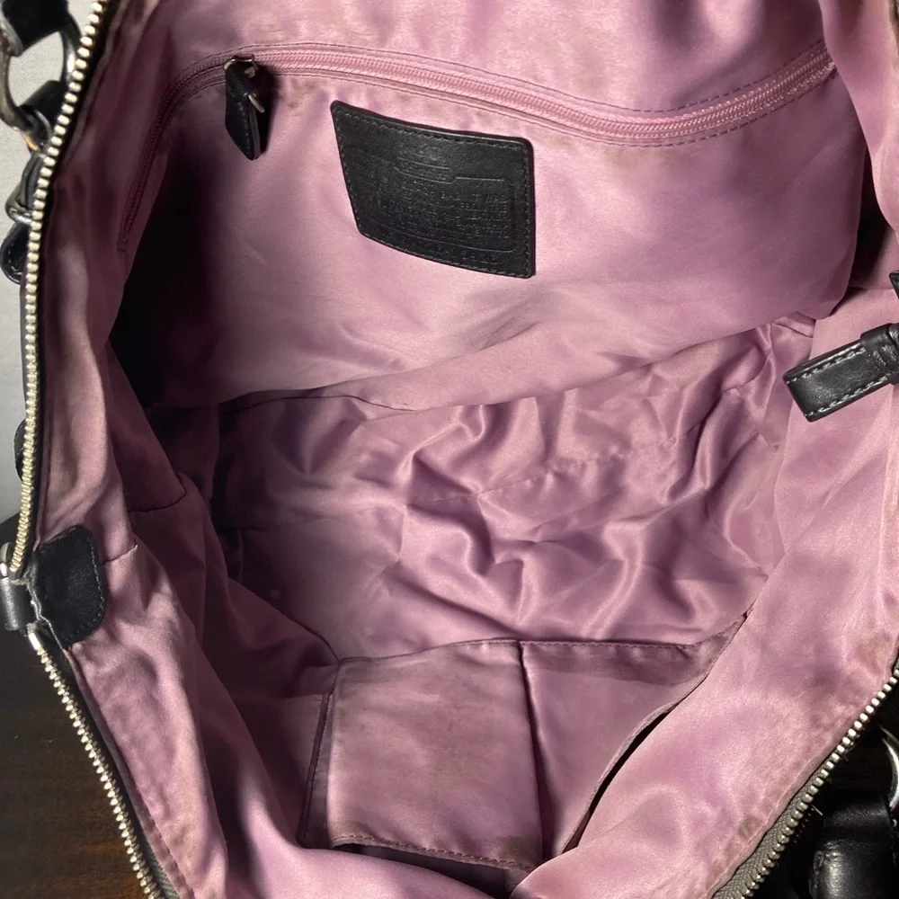 Coach sateen SHOULDERBAG TOTE 15528 - Picture 8 of 10